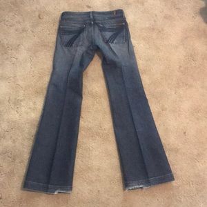 Size 27 7 for all mankind dojo flare jeans